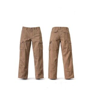 Outer Rim Men's Cargo Pants Brown 40/30 Pockets Workwear